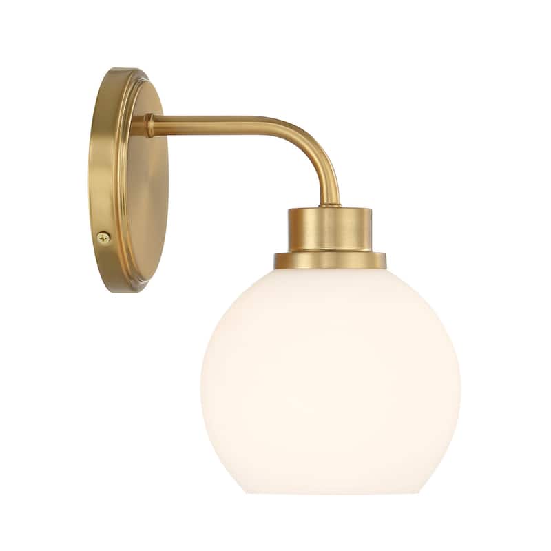Bellevue SHWS26756 Meridian 10" Tall Bathroom Sconce with Opal Glass