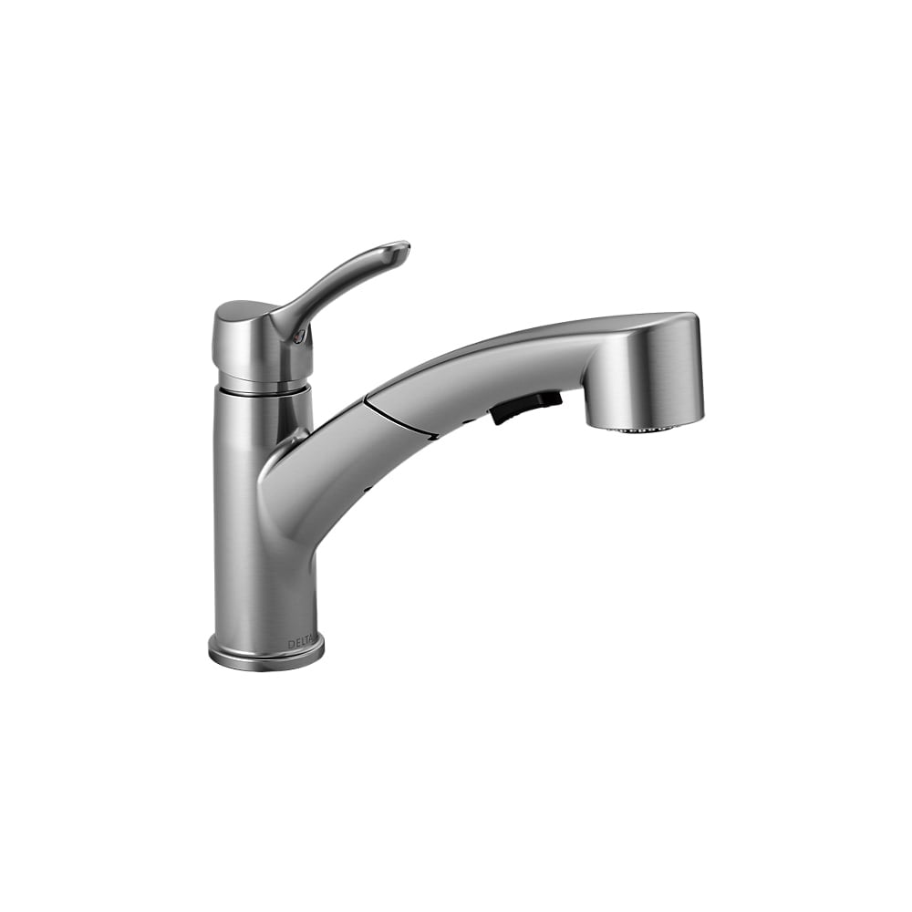 Delta 4140 DST Collins Pull Out Spray Kitchen Faucet With Optional Overstock 17032324