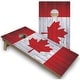 preview thumbnail 1 of 4, Solid Wood Cornhole Boards - Canadian Flag Design Premium 2x4 (24" x 48") - Include ALL Accessories