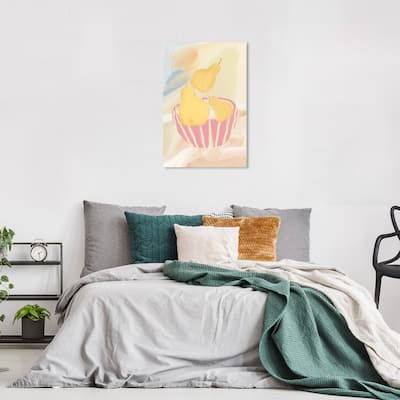 Wynwood Studio Canvas Food and Cuisine A Few Pears Yellow and Modern & Contemporary Wall Art Canvas Print