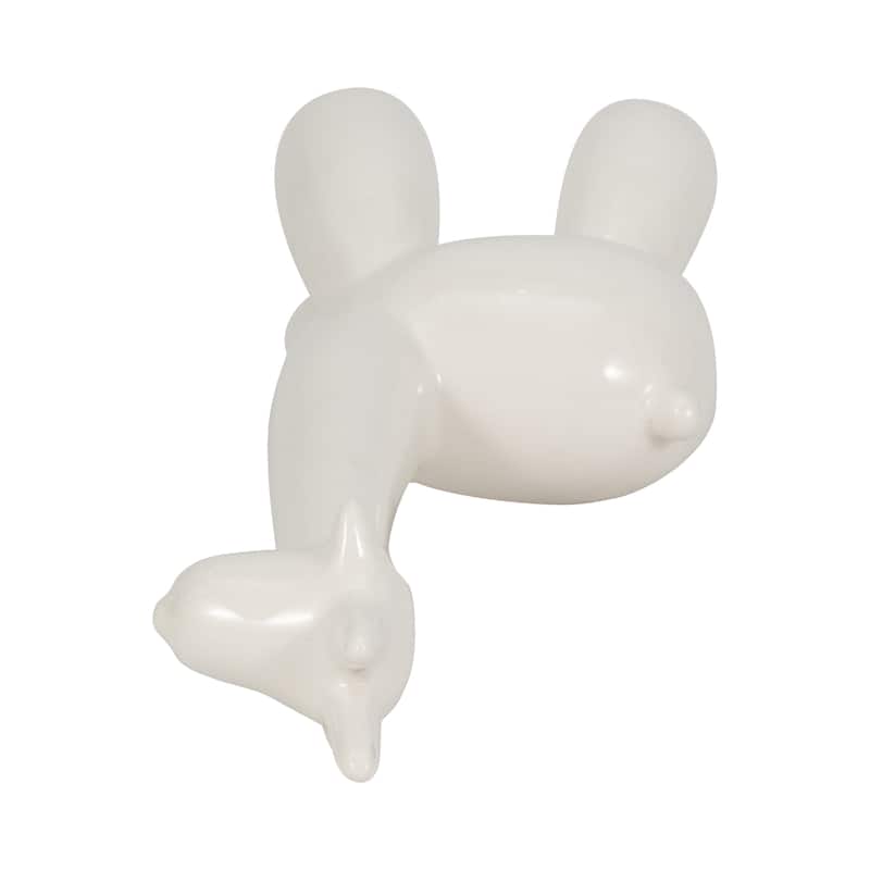 Sagebrook Home Modern Glam Stoneware Ceramic Figurine - 5" x 4" x 13"