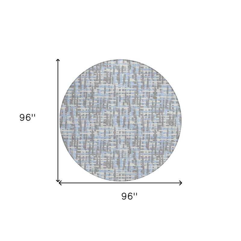 HomeRoots Abstract Transitional Rectangle Outdoor Rug