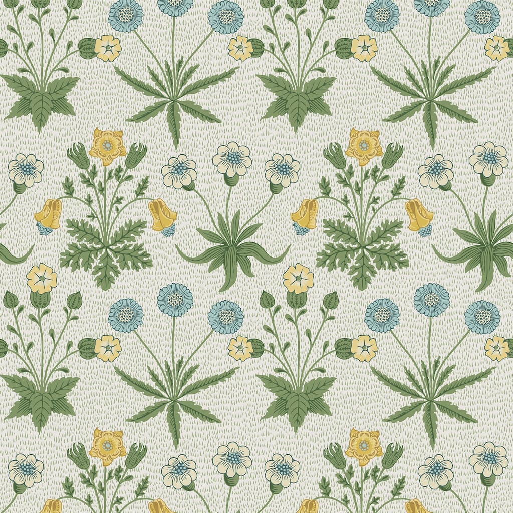 Daisy Saffron and Thyme Peel and Stick Wallpaper