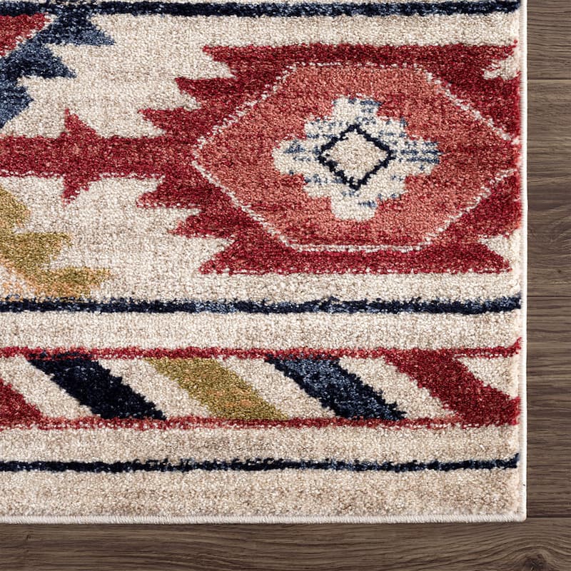 Abani Rugs Sedona SED230A Mexican Southwestern Beige Terra Area Rug