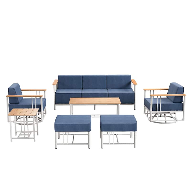 Outdoor Patio Funiture Set with Extra-Thick Seat cushion