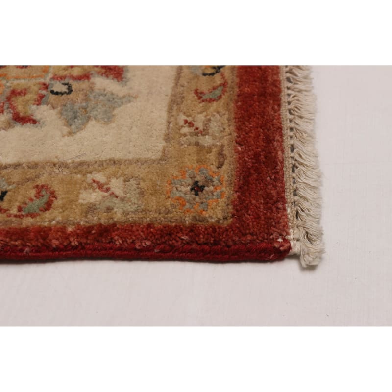 ECARPETGALLERY Hand-knotted Jamshidpour Red Wool Rug - 6' x 9' 3"