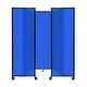 preview thumbnail 102 of 129, Room Divider 360 Folding Portable Partition - Polycarbonate Blue Poly - 7'6" H x 8'6" W