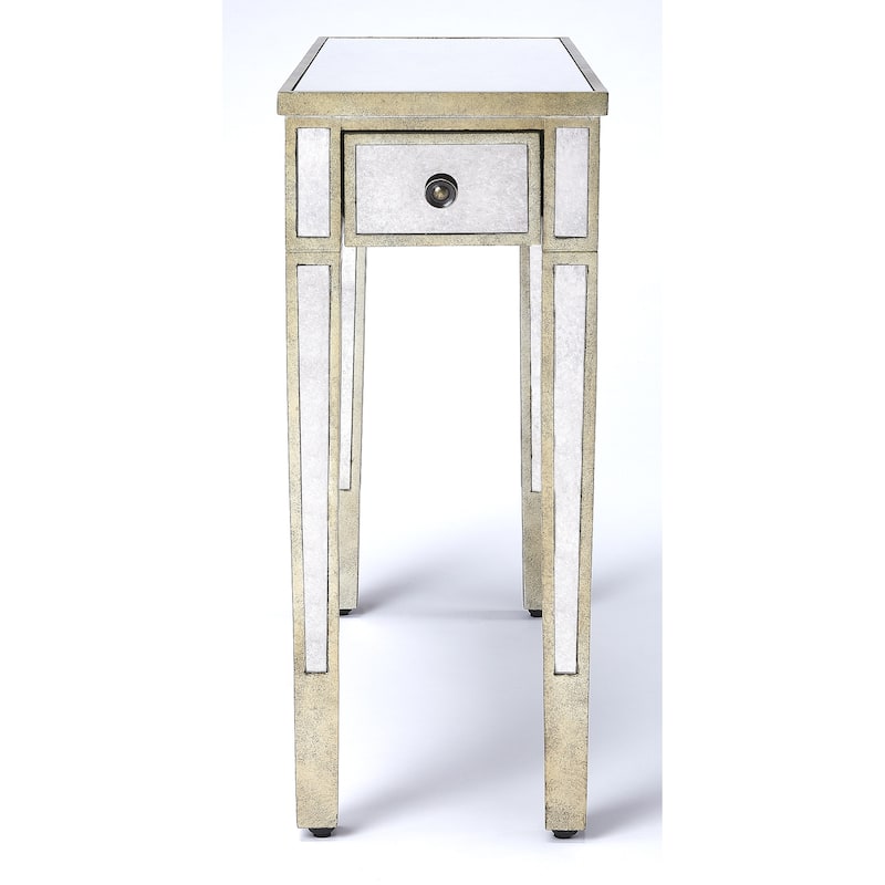 Katarina Mirrored Chairside Table