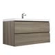 preview thumbnail 9 of 169, CASAINC Floating Bathroom Vanity with Resin Top Basin and Soft Closing Drawers