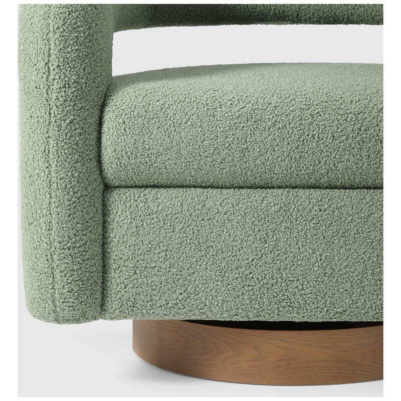 Bayville 29" Wide Sherpa Swivel Chair (Set of 2)