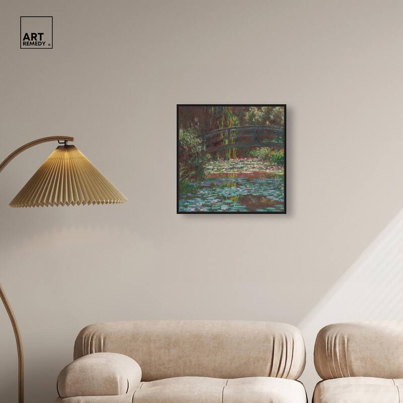 Water Lily Pond Canvas by Art Remedy