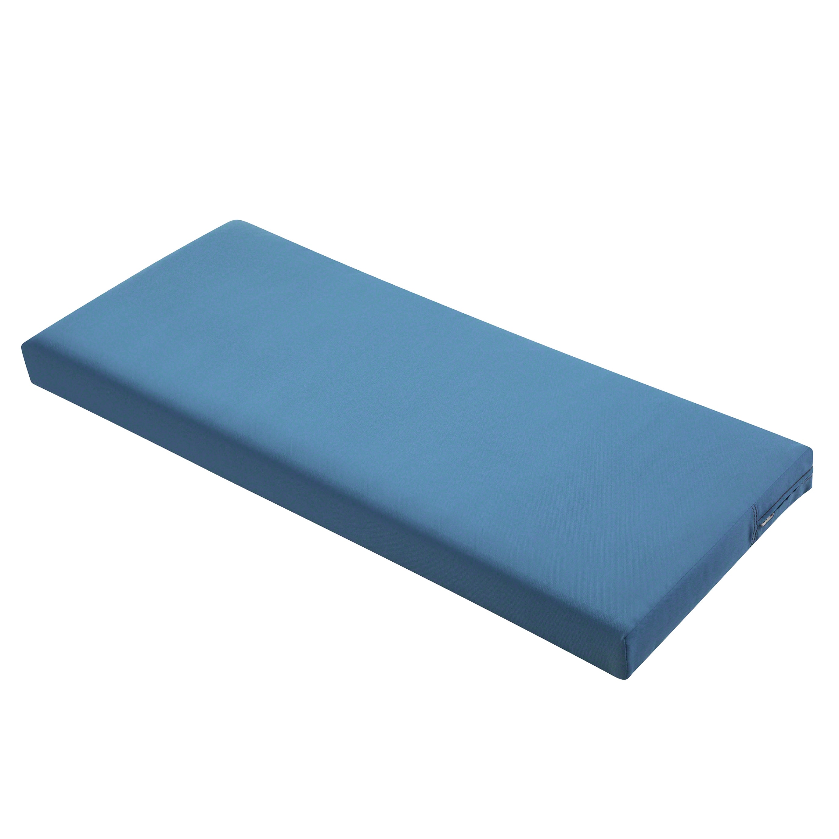 Classic Accessories Ravenna Water-Resistant 48 x 18 x 3 Inch Patio Bench/Settee Cushion, Empire Blue
