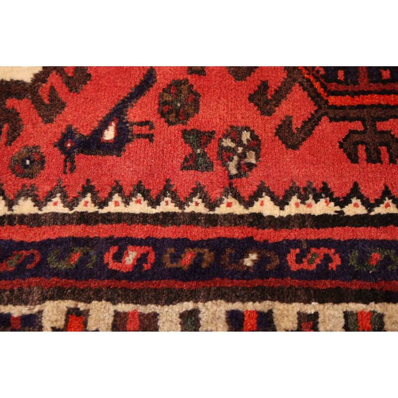 ECARPETGALLERY Hand-knotted Andelz Light Red Wool Rug - 3'3 x 4'8