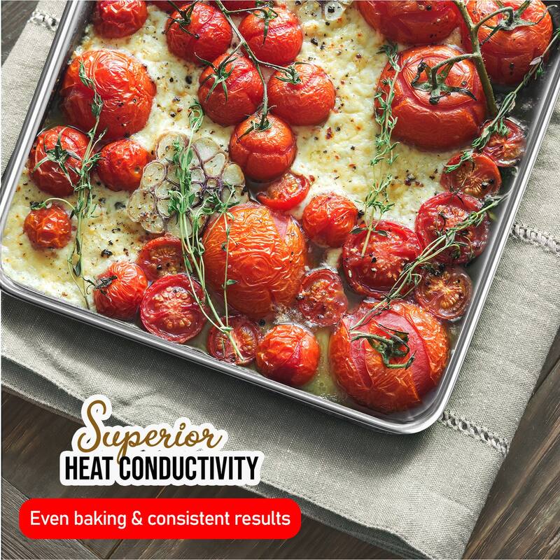 JoyTable Aluminum Baking Sheet/Cookie Sheet Set