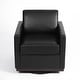 preview thumbnail 22 of 154, Set of 2 Modern Swivel Accent Armchairs Upholstered Arm Chairs