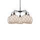 Option Oil Rubbed Bronze / White Glass with Brown Rope