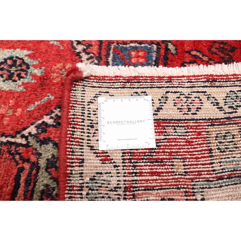 ECARPETGALLERY Hand-knotted Anadol Red Wool Rug - 3'8 x 9'9