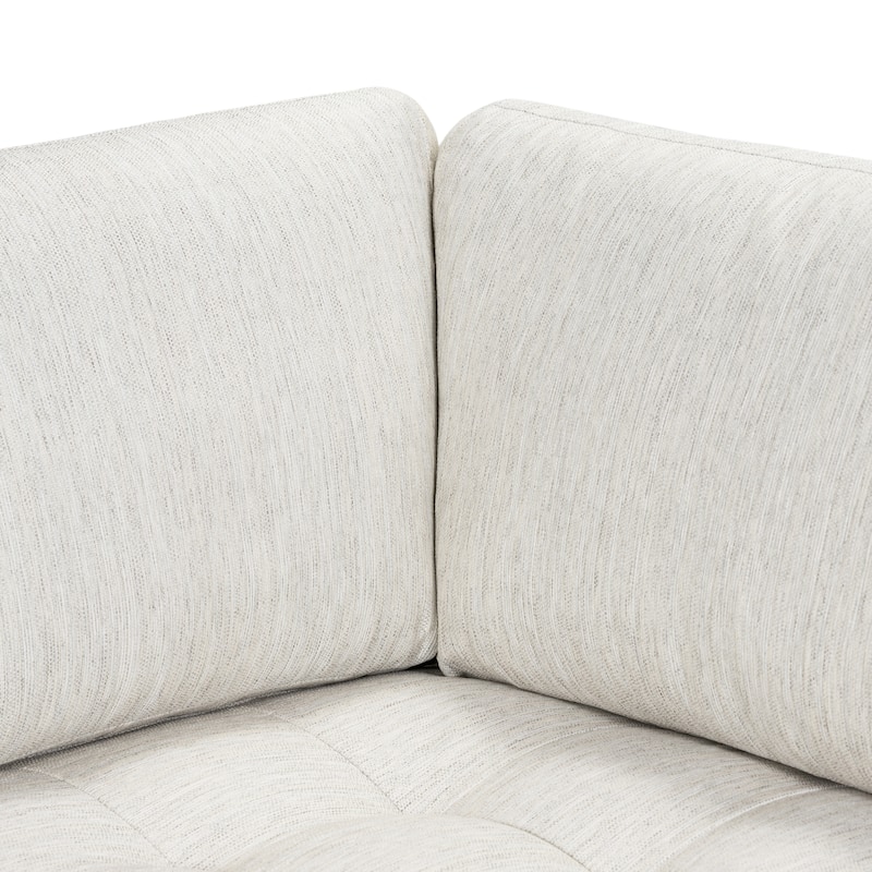 Poly & Bark Napa Fabric 98" Corner Sectional Sofa