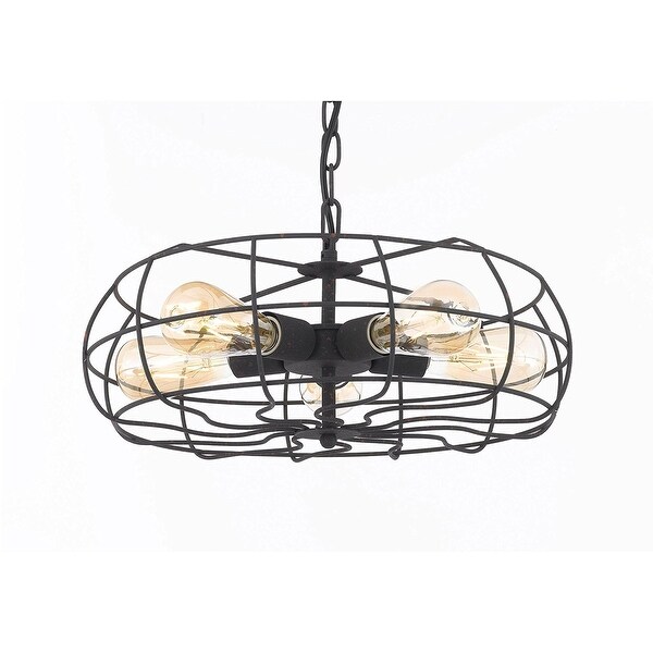 Vintage Barn Metal Pendant Chandelier Industrial Loft Rustic