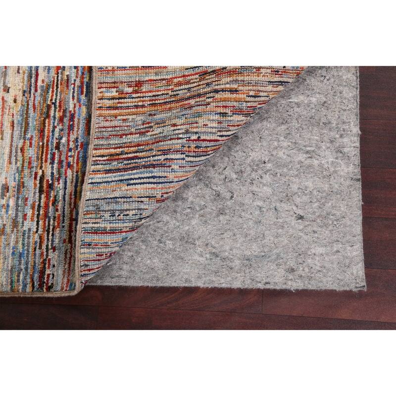 Contemporary Gabbeh Kashkoli Wool Area Rug Hand-knotted Bedroom Carpet - 5'3" x 7'7"