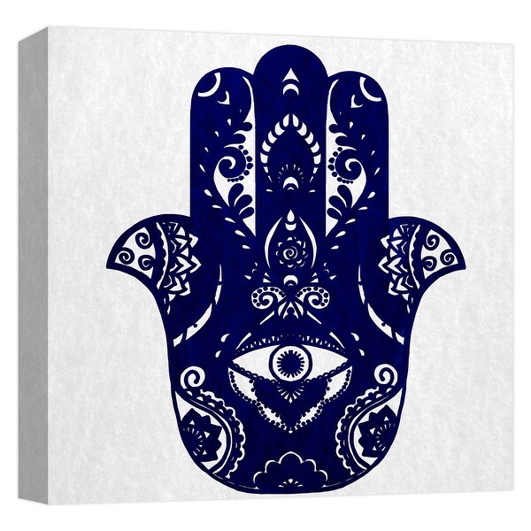PTM Images 9-124678 PTM Canvas Collection 12" x 12" - "Hamsa Hand 3" Giclee Spiritual Art Print on Canvas