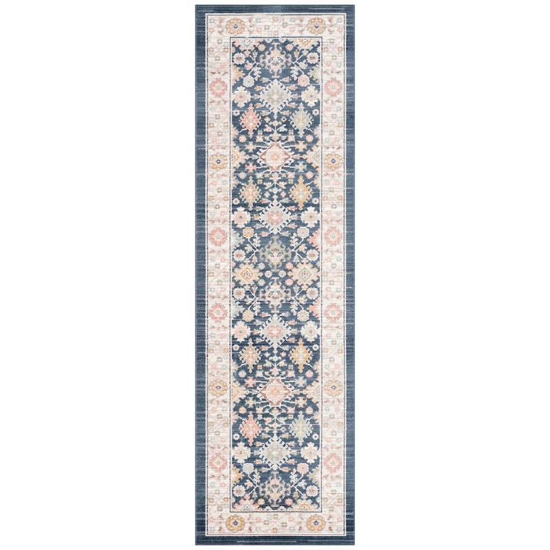 Crosswood Ellen Traditional Floral Indoor Polyester Area Rug