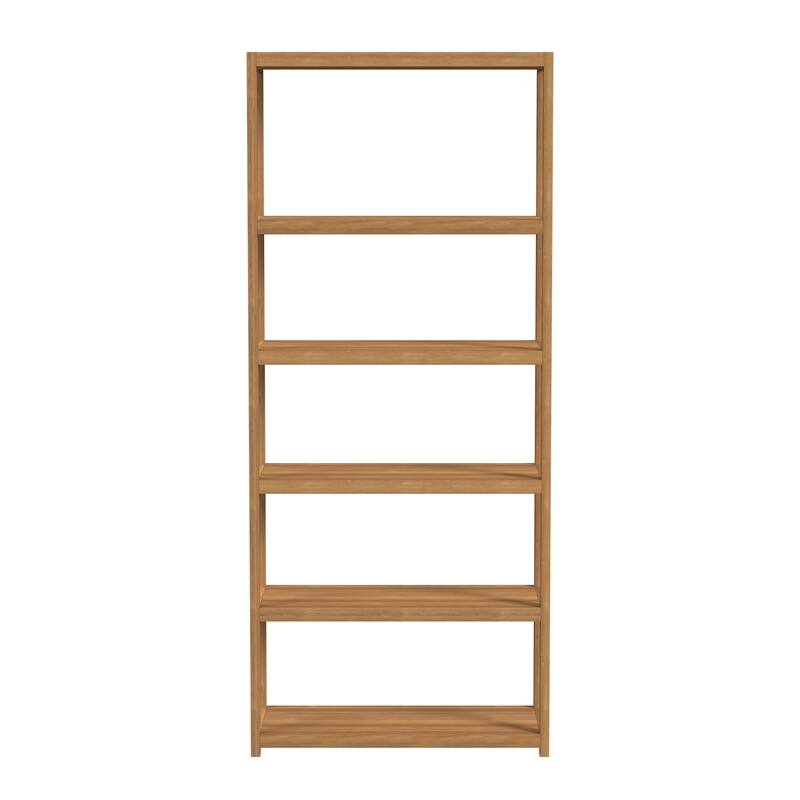 Lark 5 Tier 30"W x 75"H Wood Etagere Bookcase