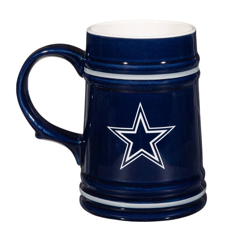 Dallas Cowboys 24 oz Ceramic Stein Mug