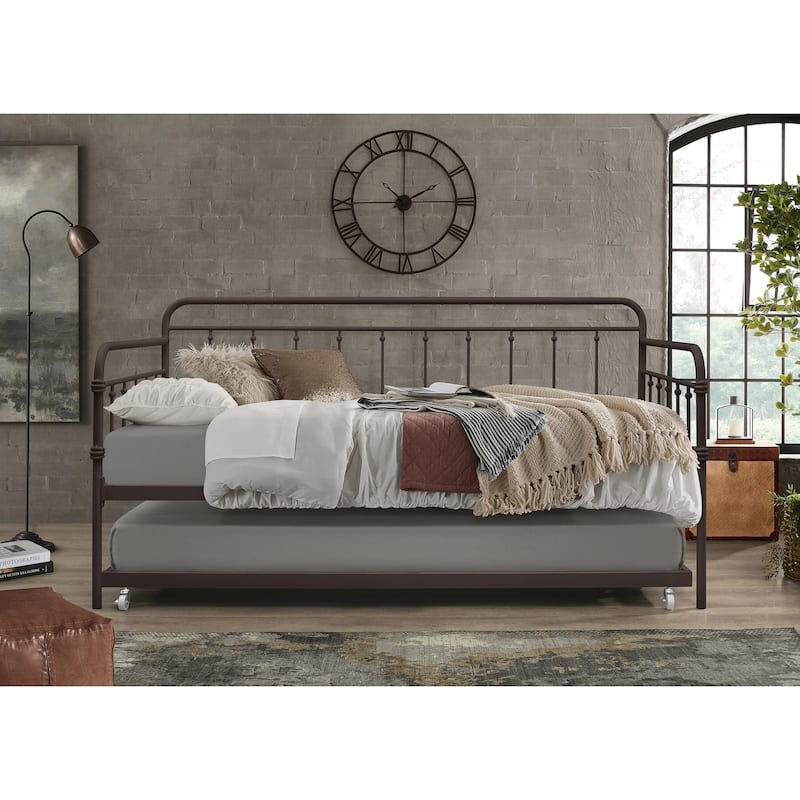 Cara Daybed with Trundle - Brown