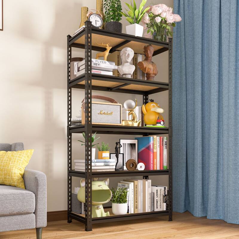 VEIKOUS Heavy-Duty Metal Storage Shelves, Adjustable Pantry Shelves for Garage, Kitchen, Warehouse - 36’’×18’’×72’’ - 36’’×18’’×72’’