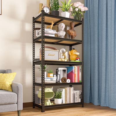 VEIKOUS Heavy-Duty Metal Storage Shelves, Adjustable Pantry Shelves for Garage, Kitchen, Warehouse - 36’’×18’’×72’’