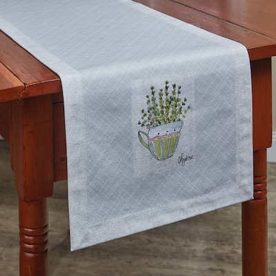Park Designs Herb Garden Table Runner 13" x 54" - 13" X 54"