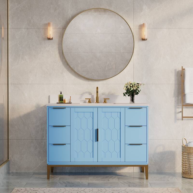 Modern Bathroom Wall Mounted Anodized Aluminum Framed Wall Vanity Mirror