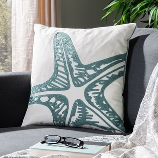 Safavieh Starfish 18" White Decorative Pillows