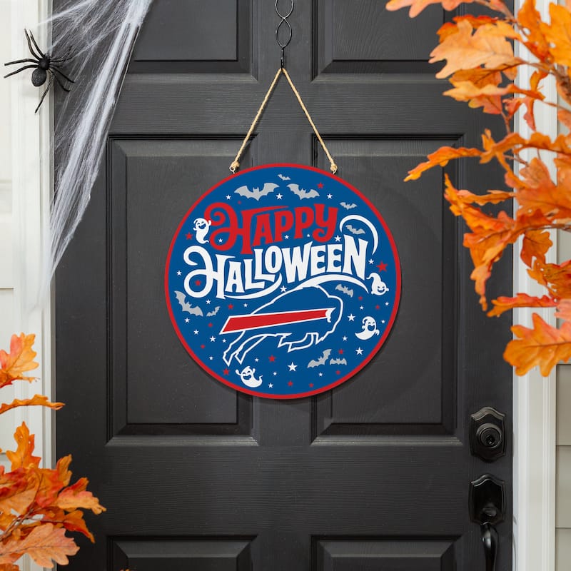 Buffalo Bills 18" x 18" Halloween Door Décor Wall Sign