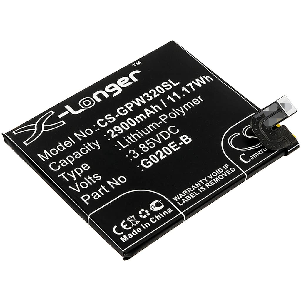Battery for Google G020E G020F G020G G020H Pixel 3A G020E-B Mobile CS-GPW320SL - Black