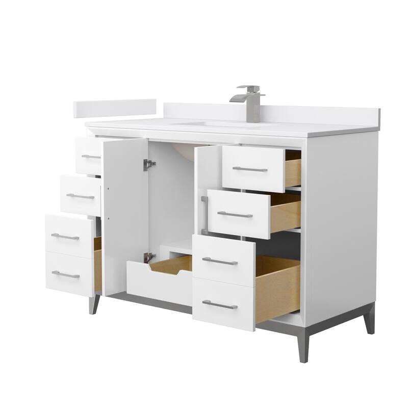 Wyndham Collection WCH818148S-VCA-UNSMXX Amici 48" Free Standing