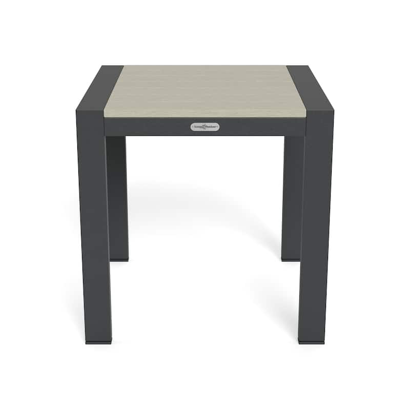 Lakeview Aluminum Outdoor Side Table - 17.75" x 17.75" x 17.75"
