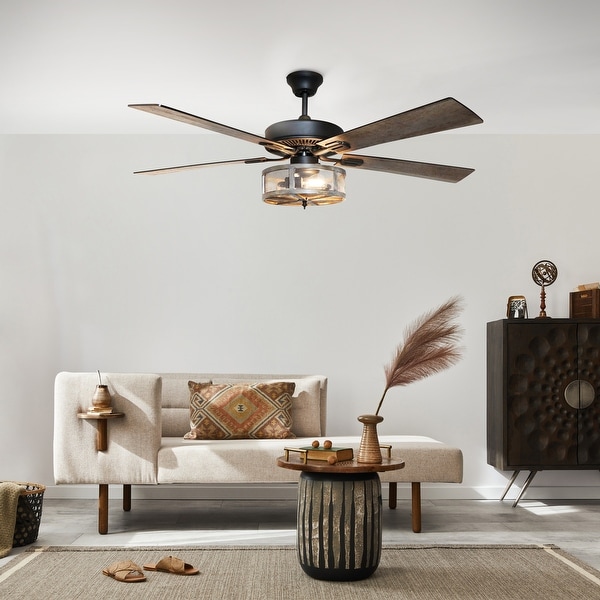 52 Oil Rubbed Bronze Wi Fi Smart Lighted Ceiling Fan River of Goods