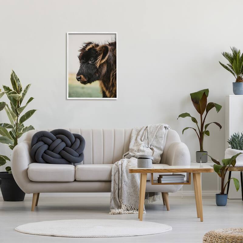 Stupell Baby Cow Photography Framed Giclee Art Design by Dakota Diener