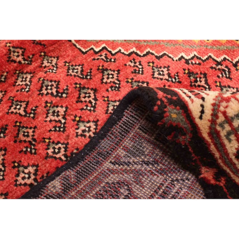 ECARPETGALLERY Hand-knotted Andelz Red Wool Rug - 4'0 x 6'4