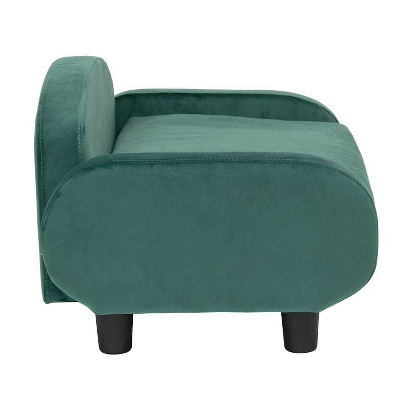 Paws & Purrs Modern Pet Sofa Bed Low-Back Lounger for Dogs & Cats – Removable Washable Mattress Cover