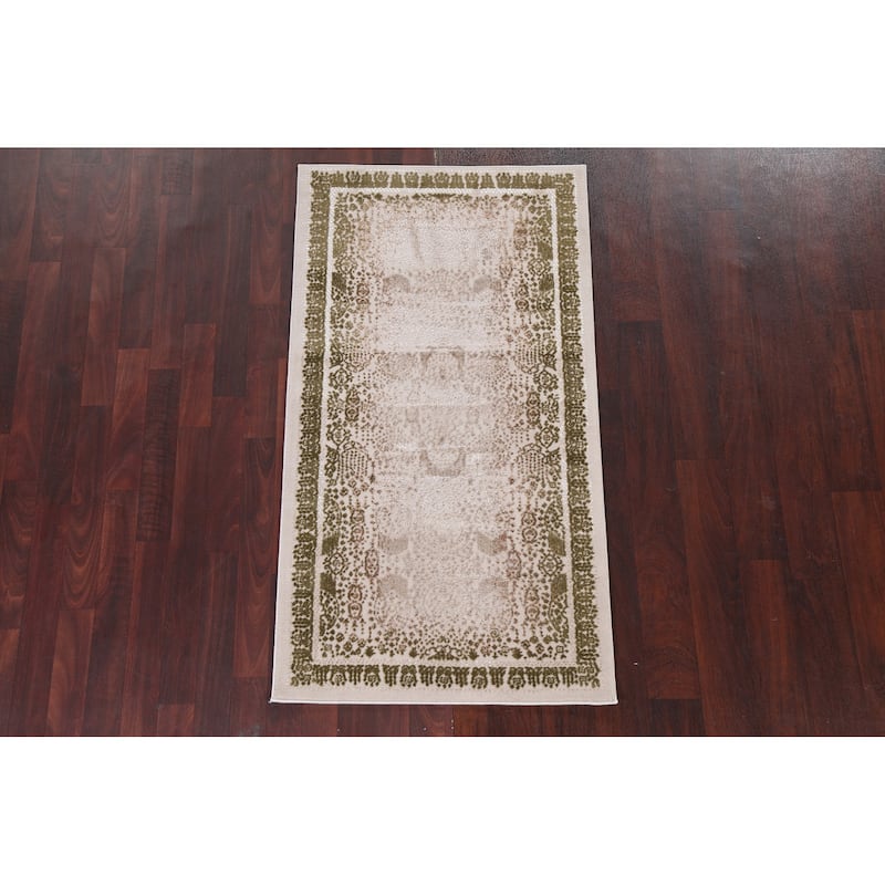 Turkish Geometric Damask Transitional Oriental Rug Home Decor Carpet
