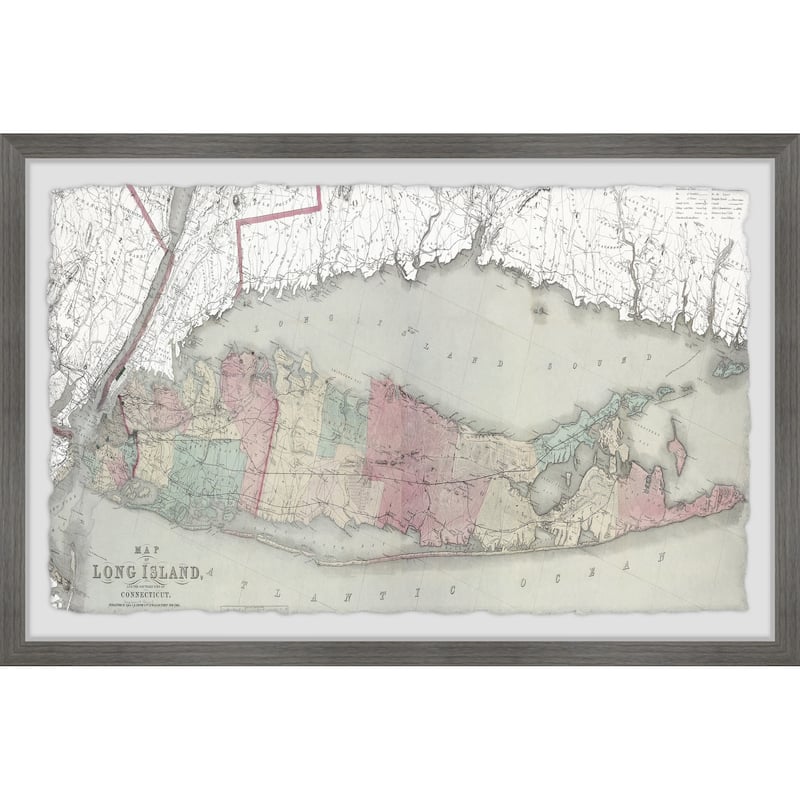 'Long Island' Framed Painting Print