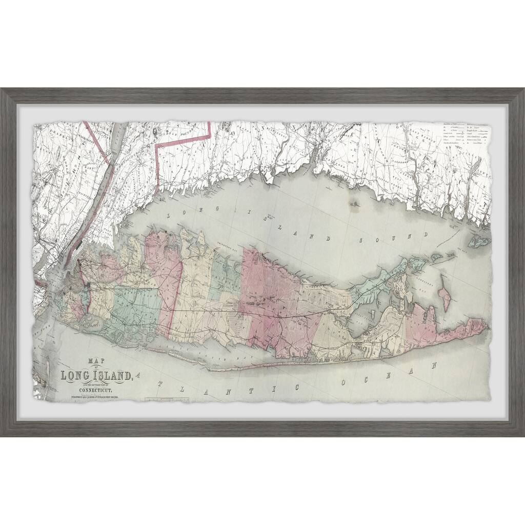 'Long Island' Framed Painting Print