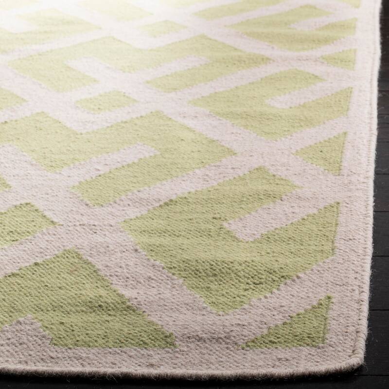 SAFAVIEH Handmade Flatweave Dhurries Eildine Modern Moroccan Wool Rug