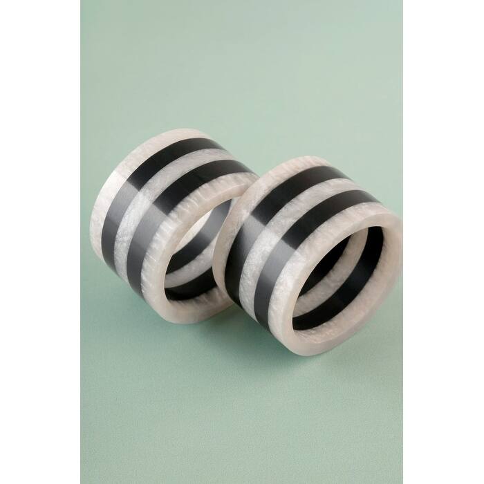 Panama Napkin Rings, Set of 6