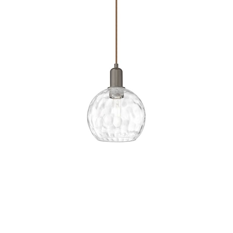Innovations Lighting 716-1P-11-8 Athens Water Glass Pendant Athens - Oil Rubbed Bronze / Clear Water Glass