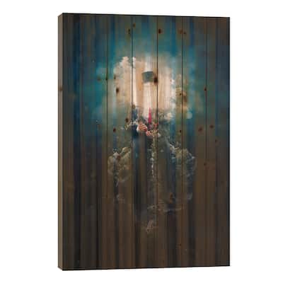 Patience Print On Wood by Mario Sanchez Nevado - Multi-Color