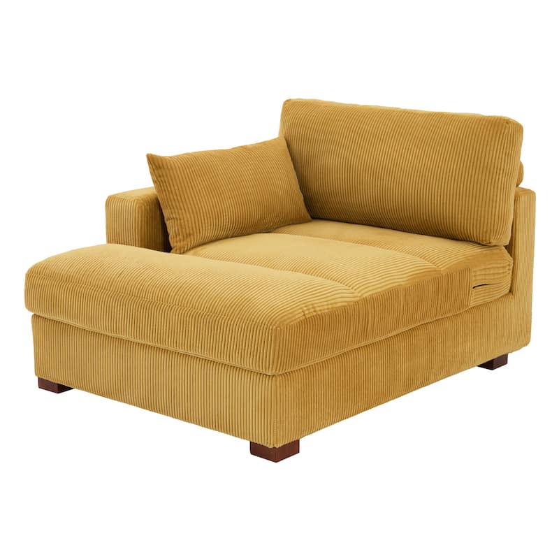 Left and Right Sectional Sofa Set Chaise Lounge Sofa Chair